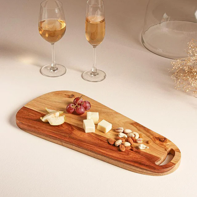 asymmetric sheesham wood platter cum cheese board asymmetric sheesham wood platter cum cheese board