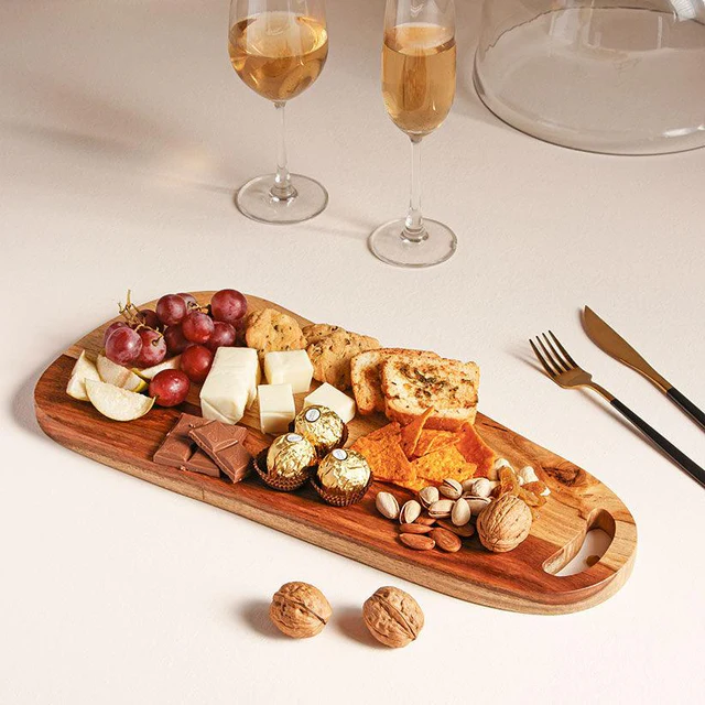 asymmetric sheesham wood platter cum cheese board asymmetric sheesham wood platter cum cheese board