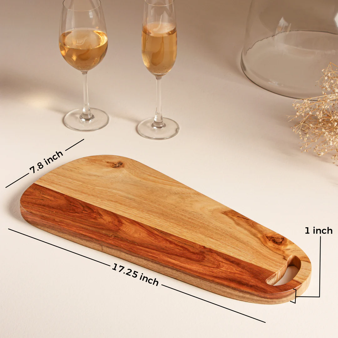 asymmetric sheesham wood platter cum cheese board asymmetric sheesham wood platter cum cheese board