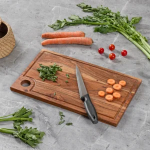 rectangular acacia wood large cutting board