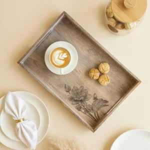 eva mango wood large tray